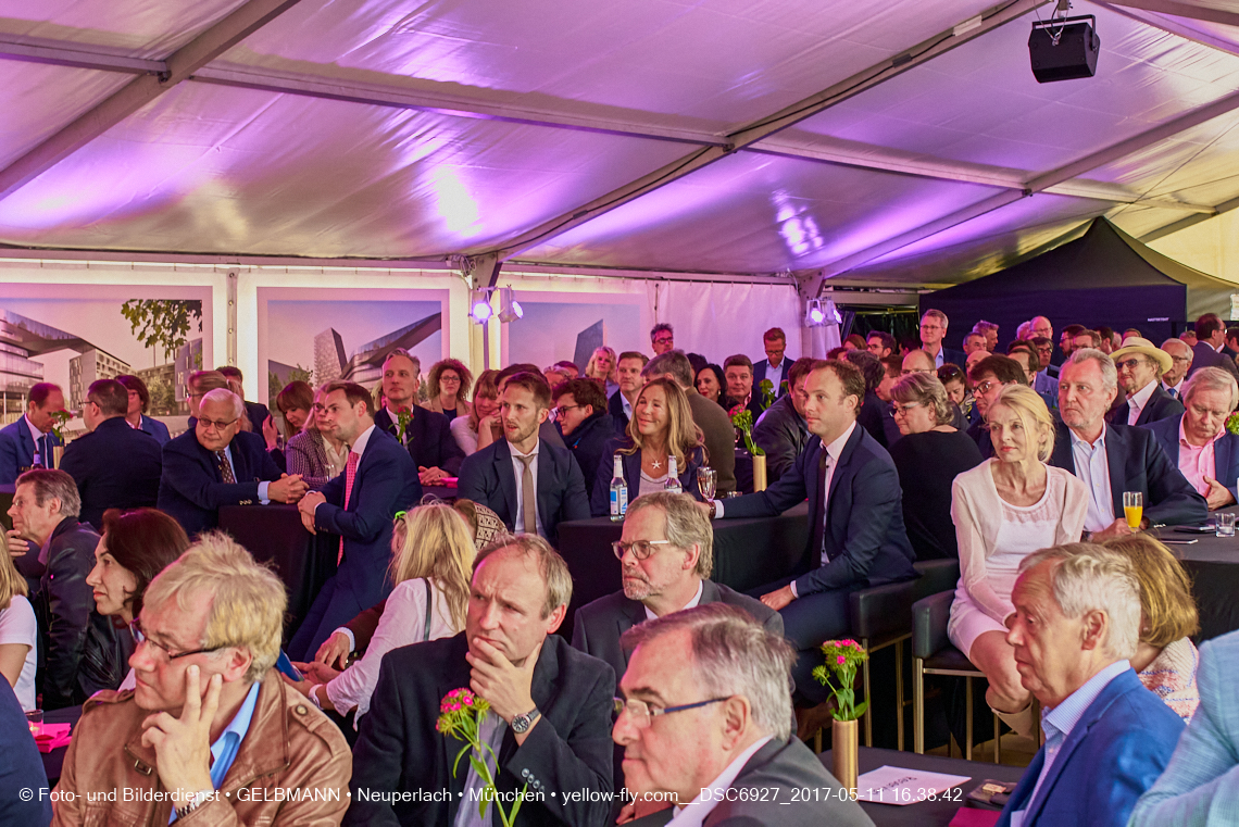 11. Mai 2017 - Grundsteinlegung für die LOGE und dem Kulturquadrat in Neuperlach